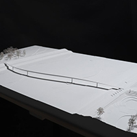 Wandering design chosen for Swiss Rhine crossing logo 