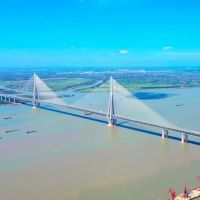 China opens river crossing with 1.2km main span logo 