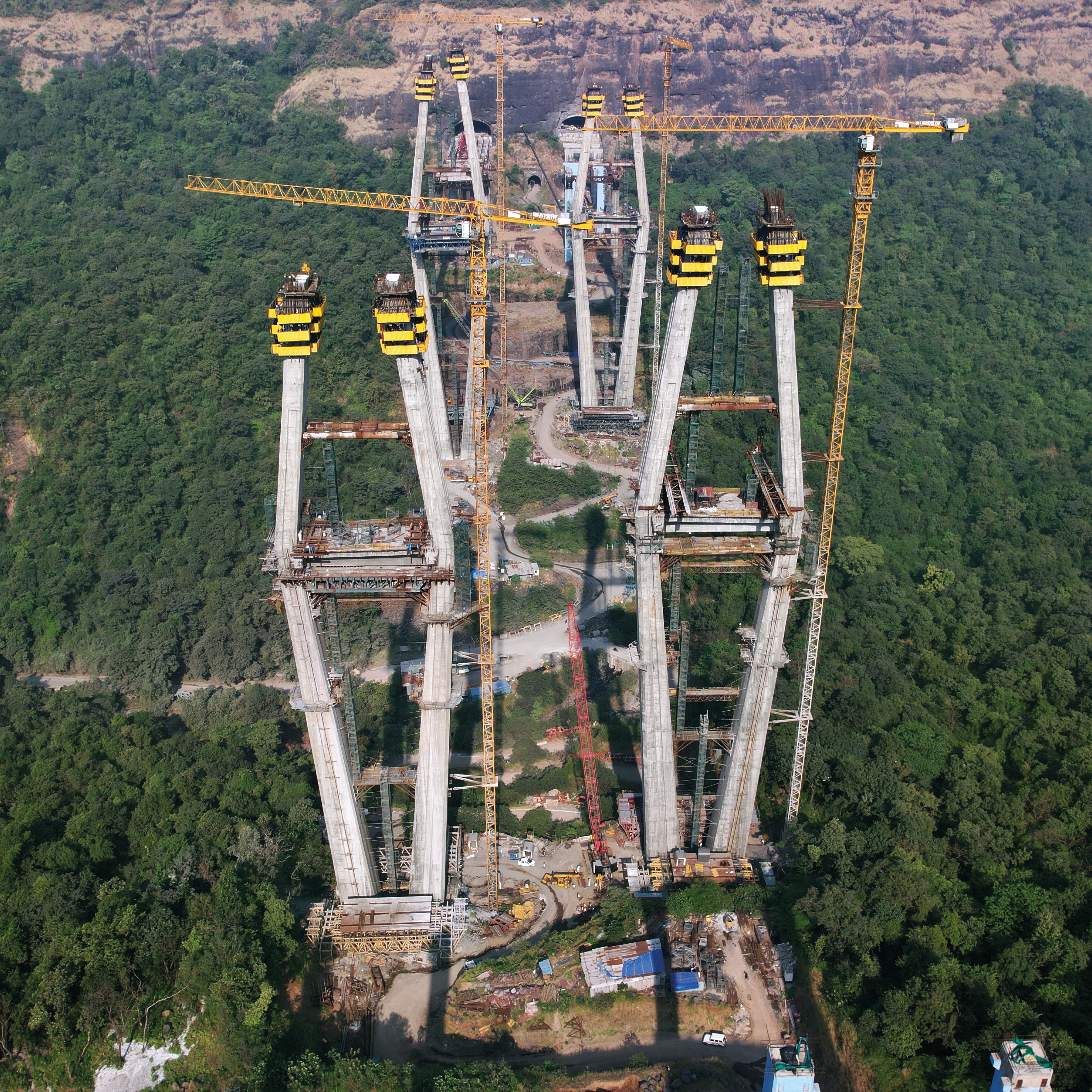Cable-stayed bridge will be one of India’s tallest logo 