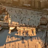 Frost fair scenes as Poland keeps drawbridge down logo 
