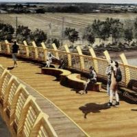 Canada: sculptural structure approved for tidal bore centre logo 