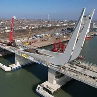 Celebration for UK record-breaking rolling bascule bridge logo 