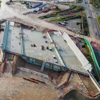 Green bridge’s 1,900 cubic metre deck pour complete logo 