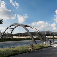 Belgian engineers to raise pair of 62 tonne steel arches over canal logo 