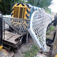UK engineering train brings down historic bridge logo 
