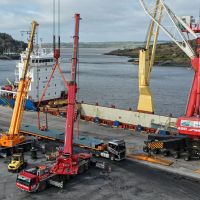 Ireland: bridge steelwork arrives in port logo 