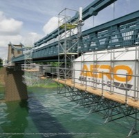 Wales: innovative access system to be used in repair of historic suspension bridge logo 