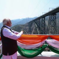 PM inaugurates India’s highest railway arch logo 