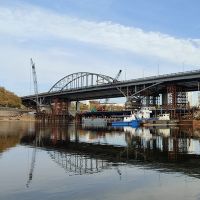 Russia: restored arch bridge opened to traffic logo 