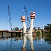 Good progress on New Zealand’s first extradosed concrete bridge logo 