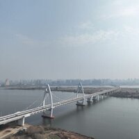 China: five-span suspension bridge opens to traffic logo 
