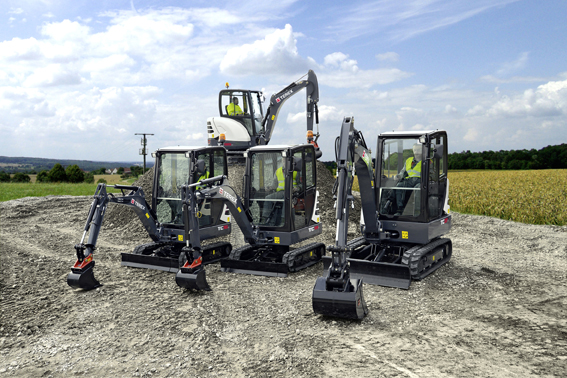 New compact diggers set for Bauma launch logo 